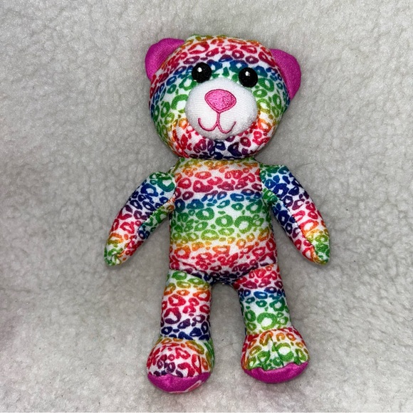 Build-A-Bear Workshop 7" Lot of 4 cats & unicorn pink cheetah plush - Picture 3 of 11